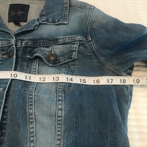 Jessica Simpson Denim Jacket Size Medium - Picture 6 of 7